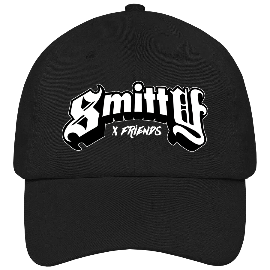 Smitty x Friends Black x White Dad Hat